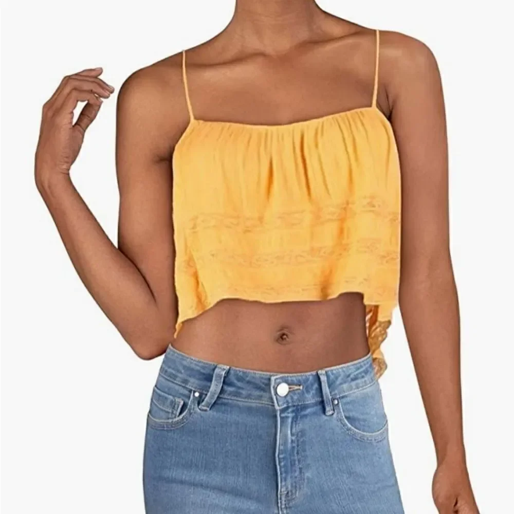 Free people home again crop cami